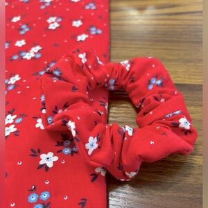 Handmade Scrunchie - Floral Hair Scrunchie